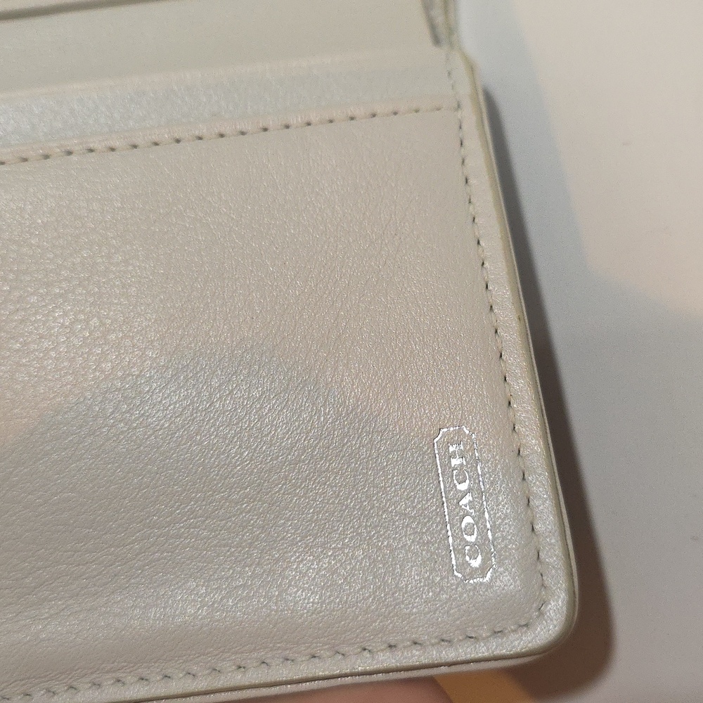 New, Vintage, Coach Legacy Blue Leather Card Wallet - Picture 8 of 16